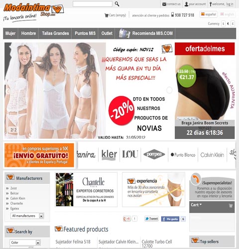 Modaintimashop.com