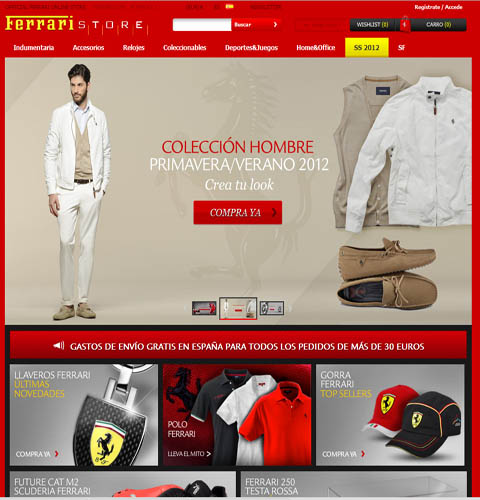 Store.ferrari.com