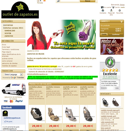 Outlet de Zapatos.es