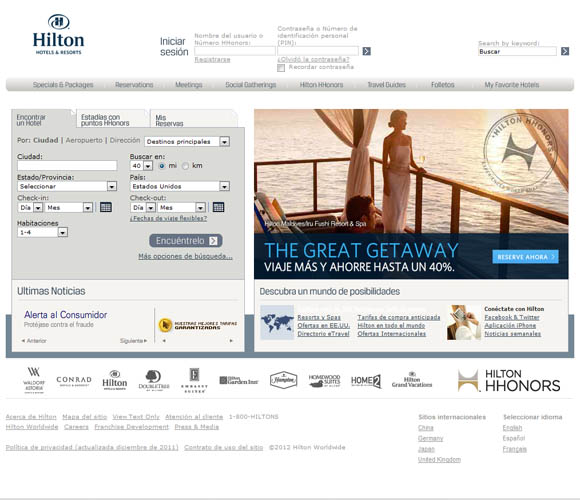 Hoteles Hilton