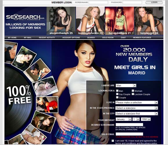 X SexSearch.com