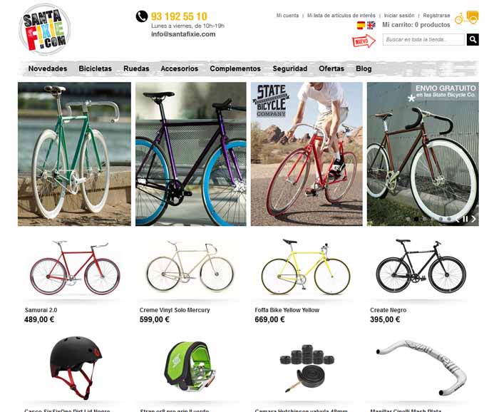 BicicletasSantaFixie